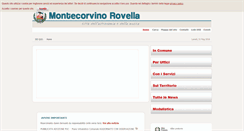 Desktop Screenshot of comune.montecorvinorovella.sa.it